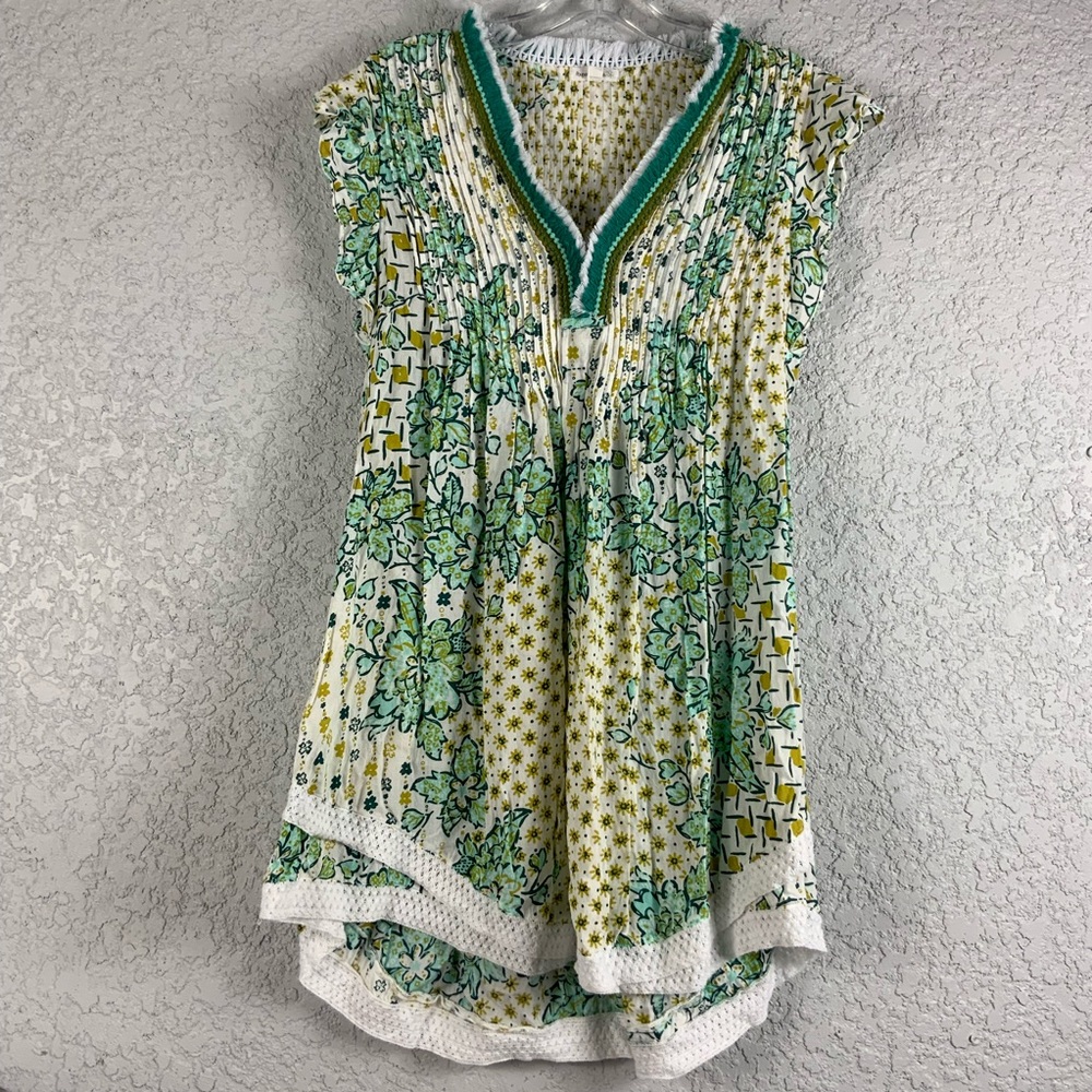 Poupette St Barth Sasha Coverup Dress in Green Sz XS